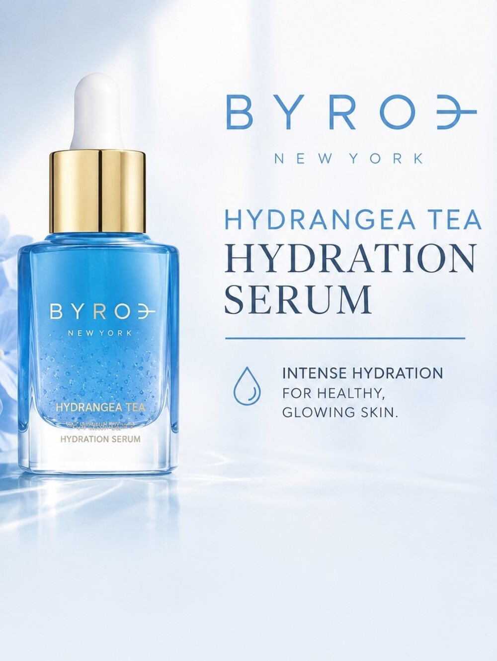 BYROE NEW  YORK Hydrangea tea intense hydration.